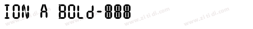 ION A Bold字体转换